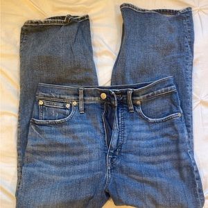 Madewell slim wide-leg crop jean